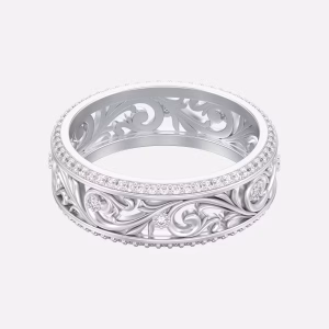 Jason Segal Sterling 10-Facet Diamond 9″ Ankle Bracelet