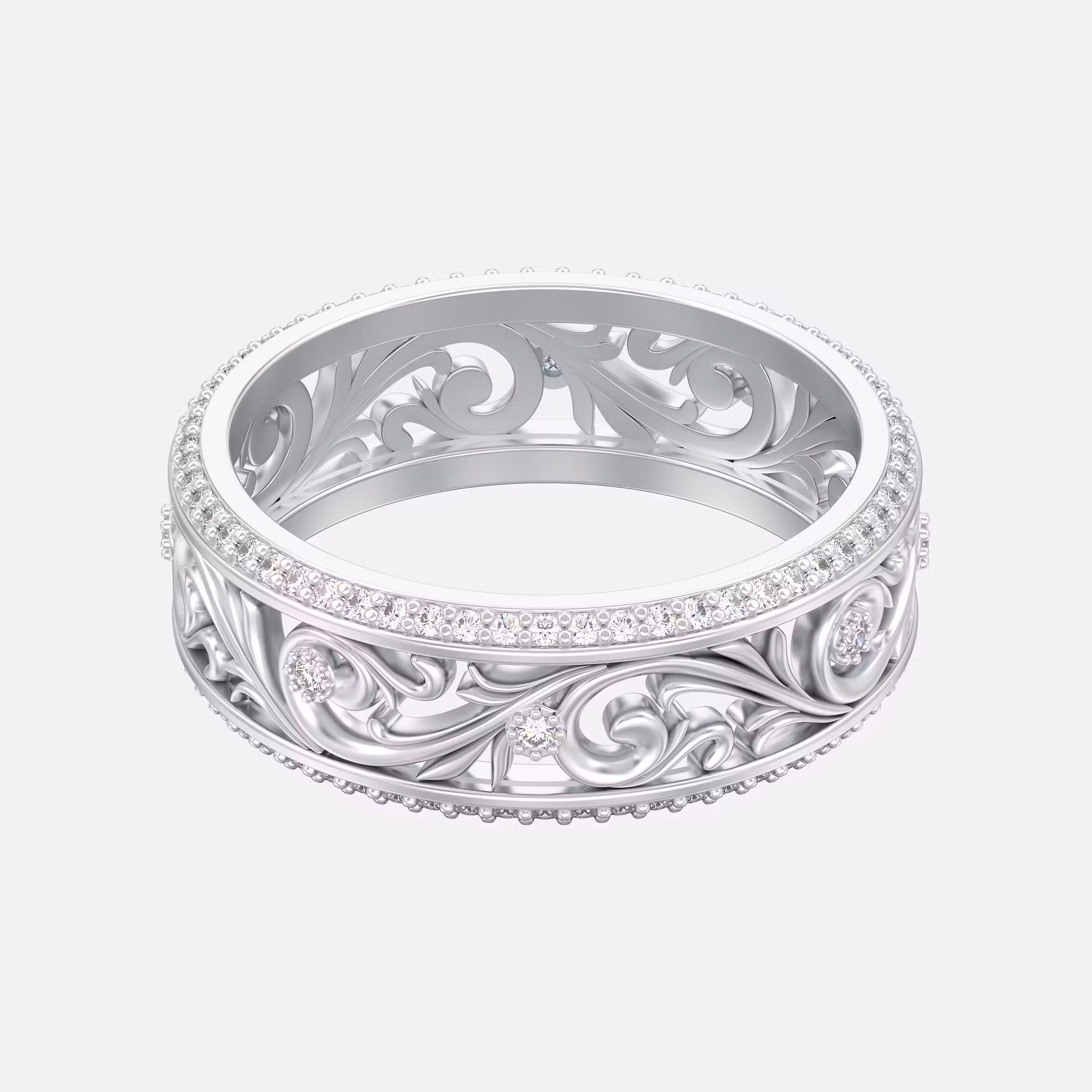 Jason Segal Sterling 10-Facet Diamond 9″ Ankle Bracelet